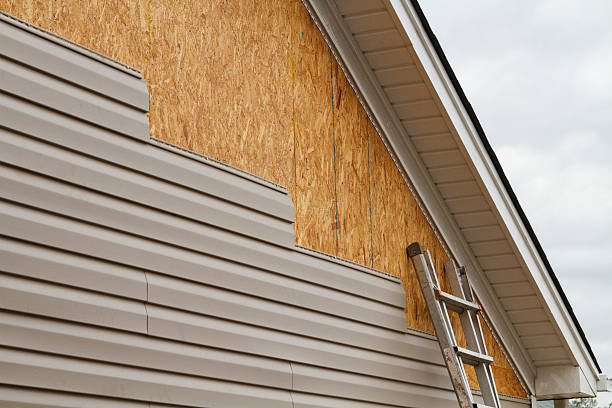 Professional Wood Siding technician working in Clifton, NJ